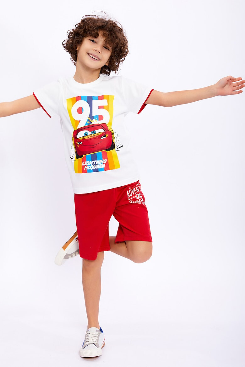 Roly Poly Set de tricou si pantaloni scurti cu imprimeu cars - Pled.ro