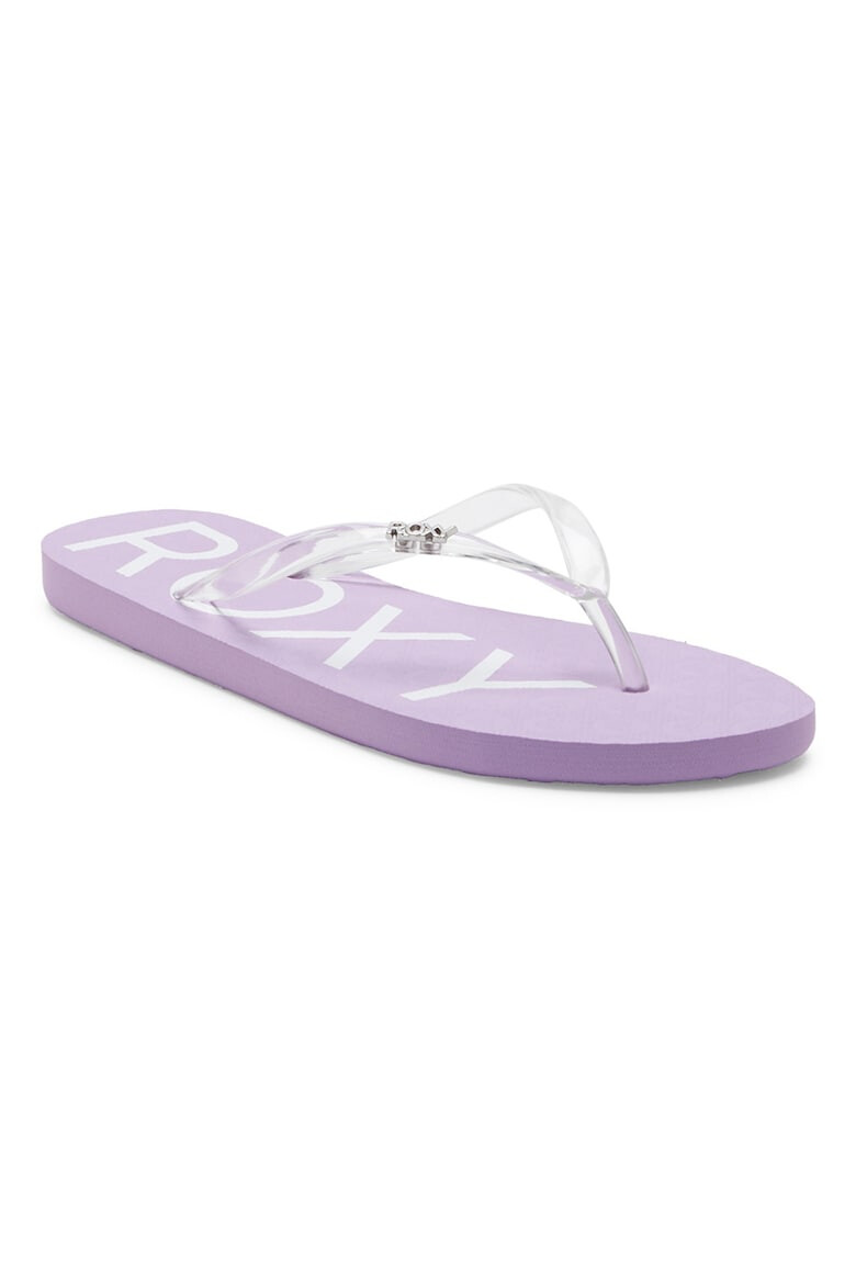 ROXY Papuci flip-flop cu barete transparente Viva - Pled.ro