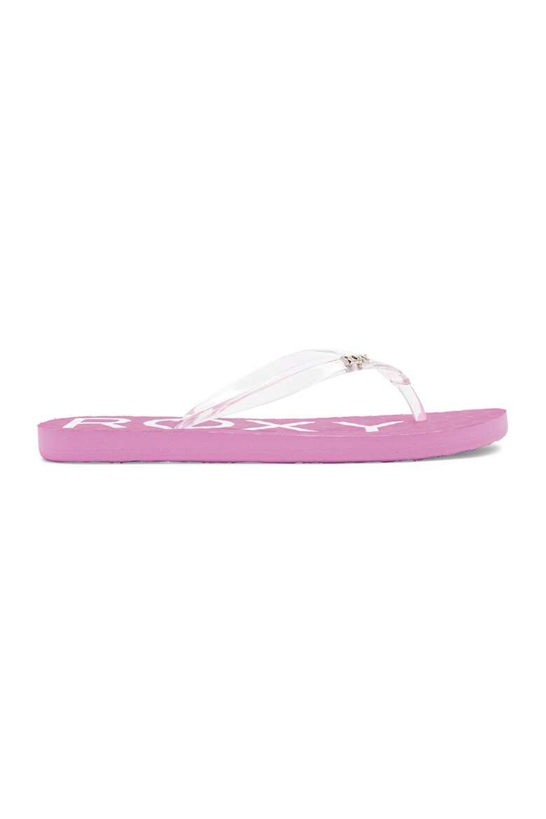 ROXY Papuci flip-flop cu barete transparente Viva - Pled.ro