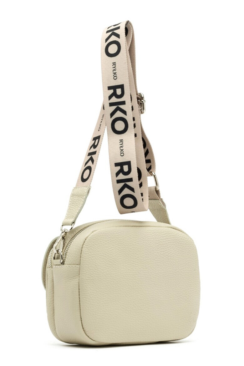 RYŁKO Geanta crossbody de piele cu bareta logo - Pled.ro