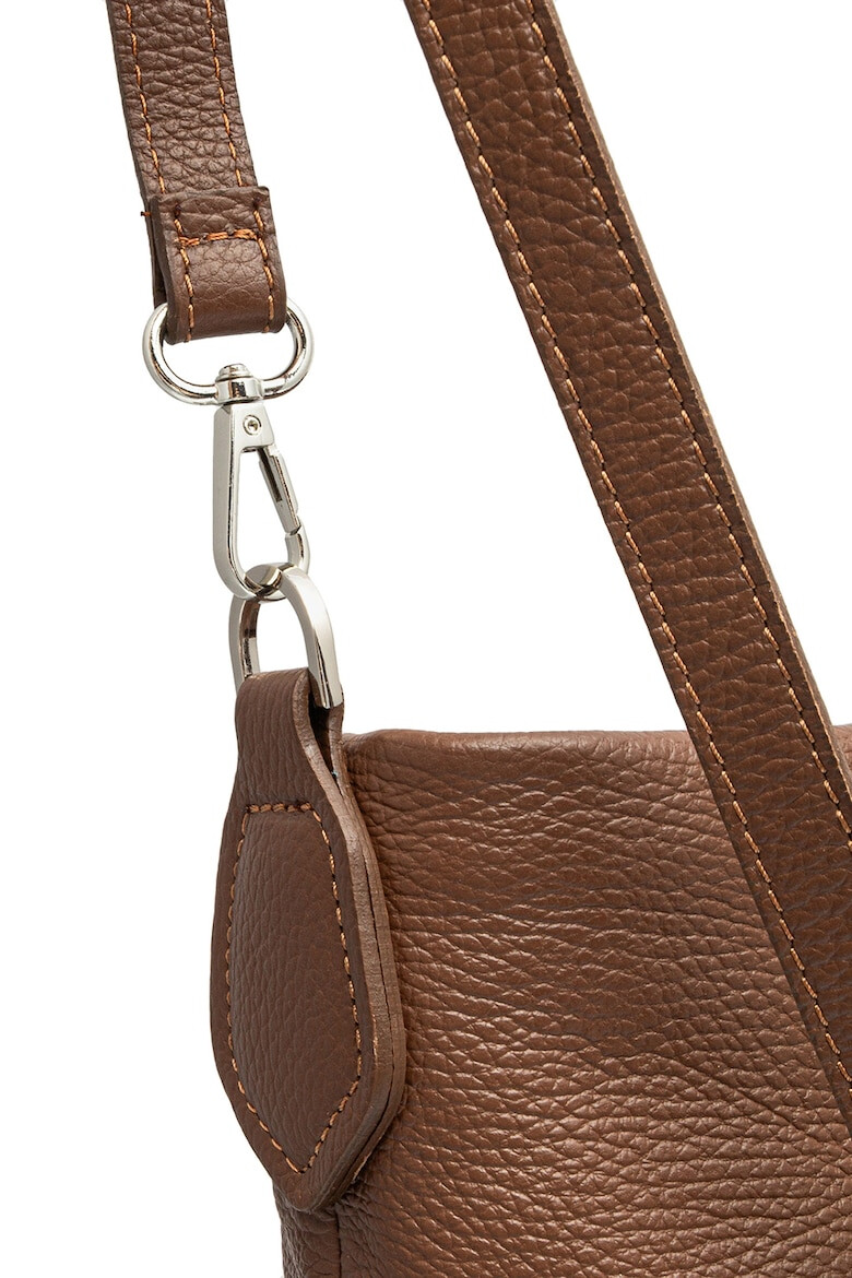 RYŁKO Geanta crossbody de piele cu buzunare exterioare - Pled.ro