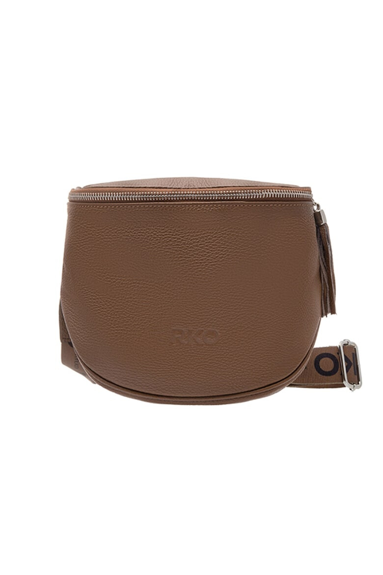 RYŁKO Geanta crossbody de piele cu fermoar - Pled.ro