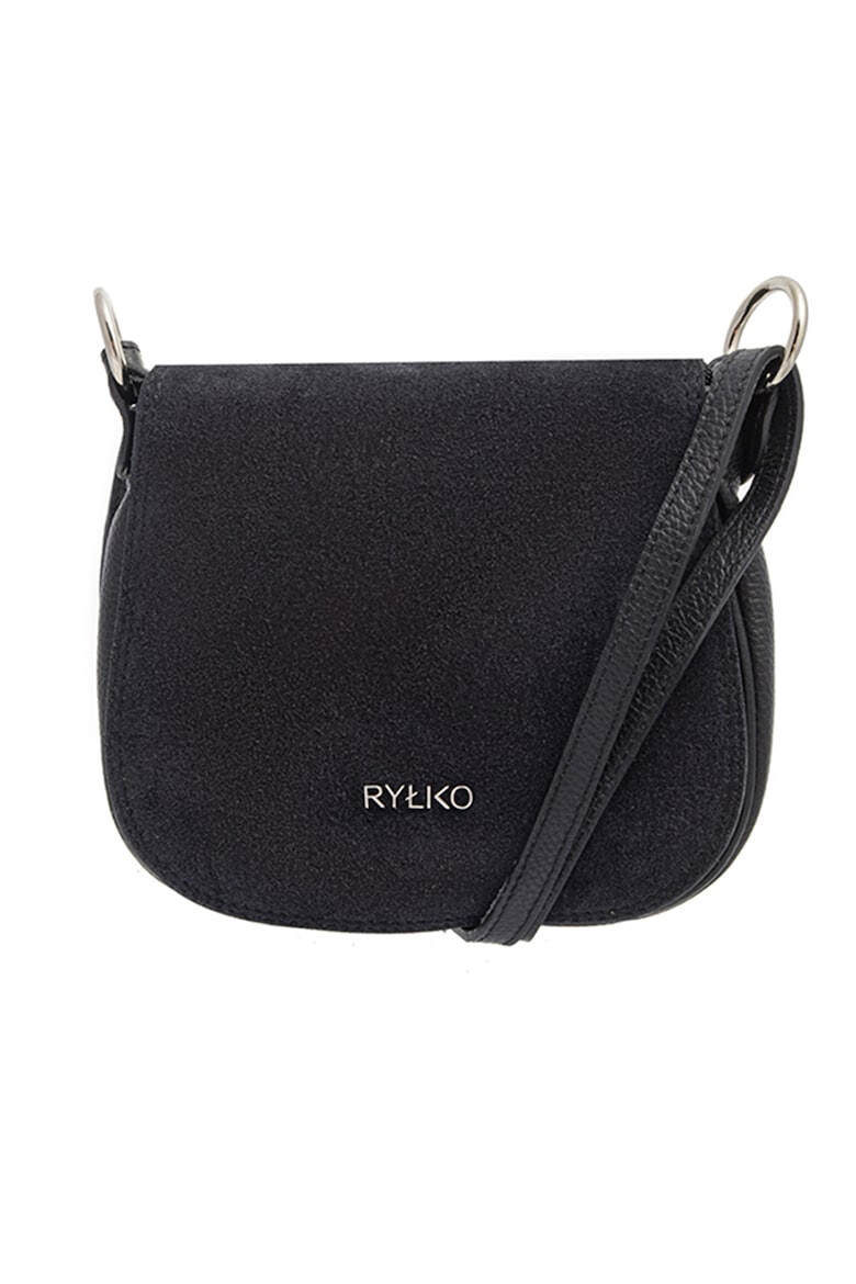 RYŁKO Geanta crossbody de piele cu logo Torebka - Pled.ro