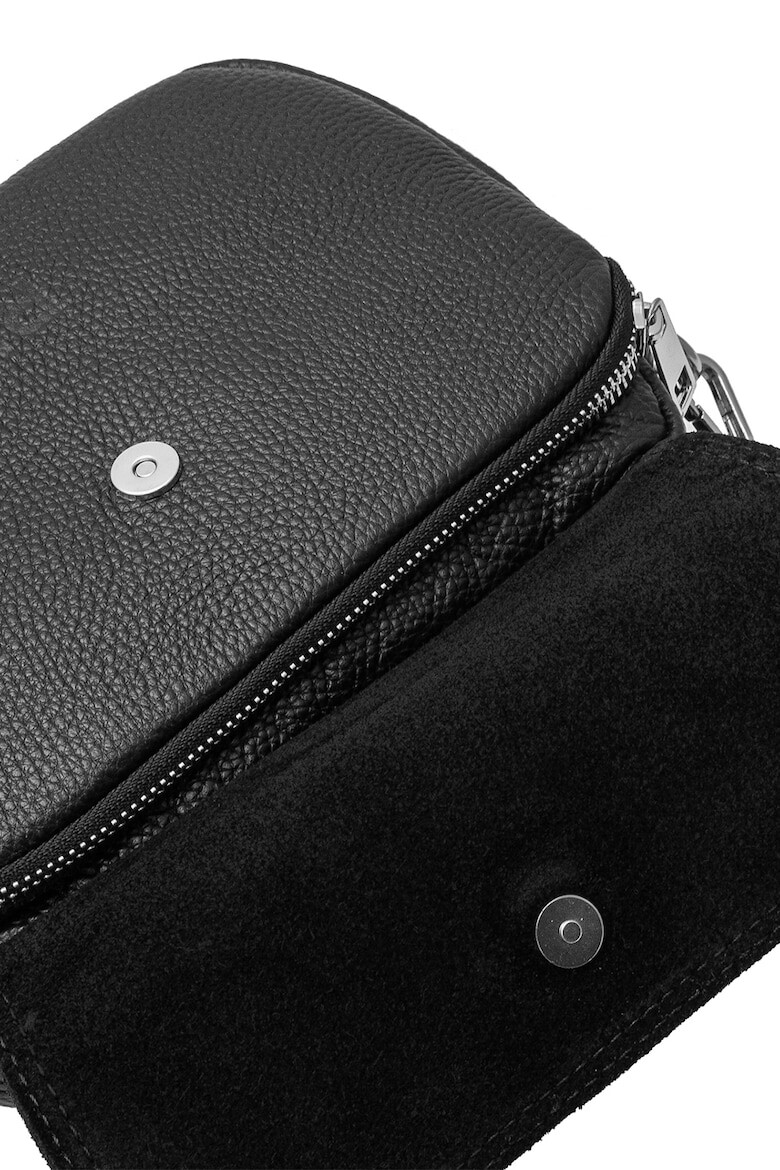 RYŁKO Geanta crossbody de piele si piele intoarsa - Pled.ro