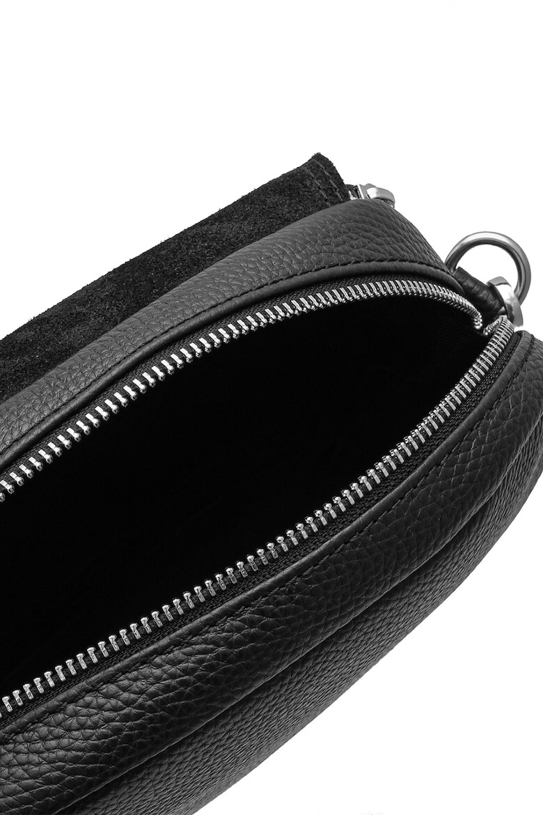 RYŁKO Geanta crossbody de piele si piele intoarsa - Pled.ro