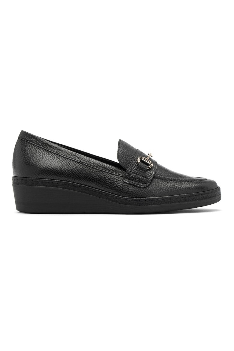 RYŁKO Pantofi loafer de piele cu talpa wedge - Pled.ro