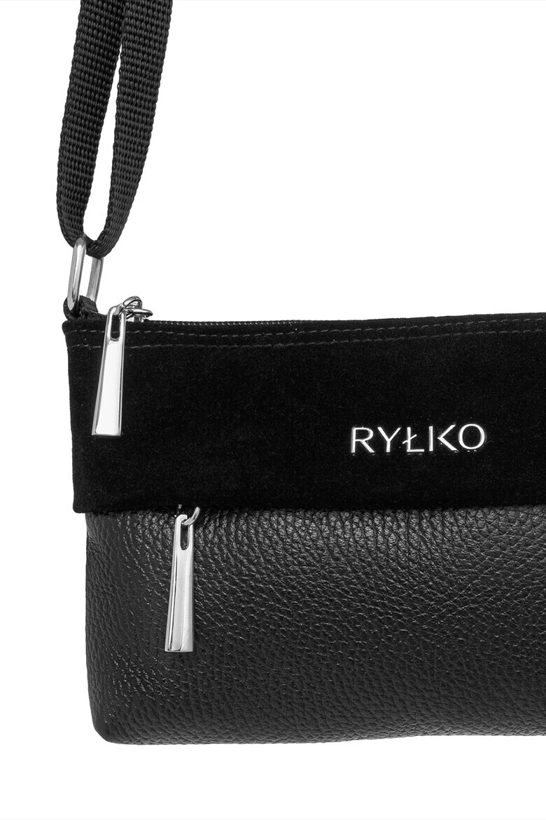 RYŁKO Rylko Geanta crossbody de piele cu logo metalic - Pled.ro