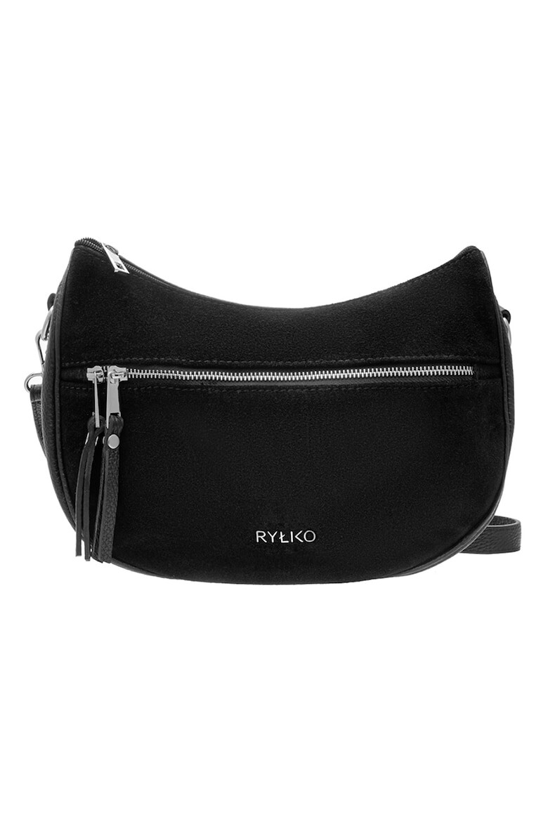 RYŁKO Rylko Geanta crossbody de piele si piele intoarsa - Pled.ro