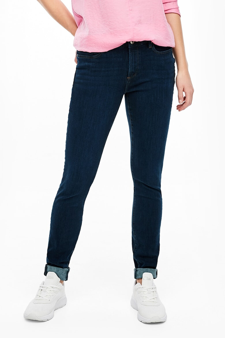 s.Oliver Blugi skinny fit Izabell Albastru marin - Pled.ro