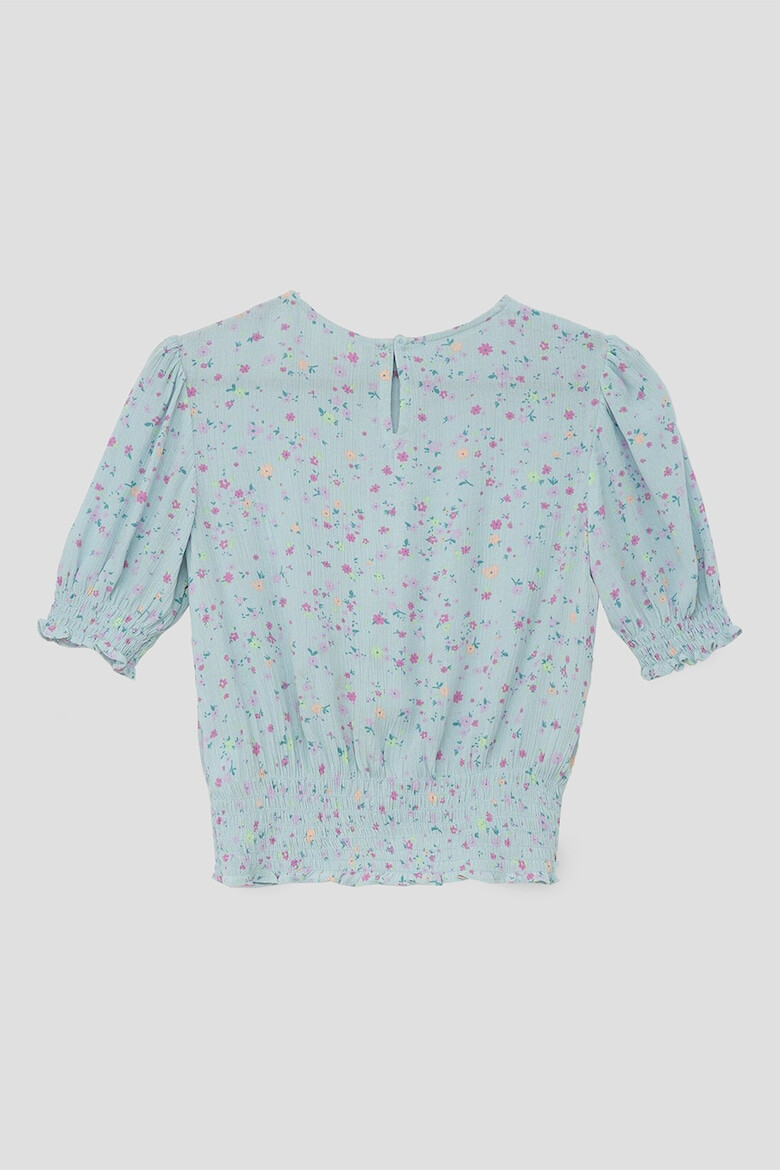 s.Oliver Bluza cu model floral si talie elastica - Pled.ro