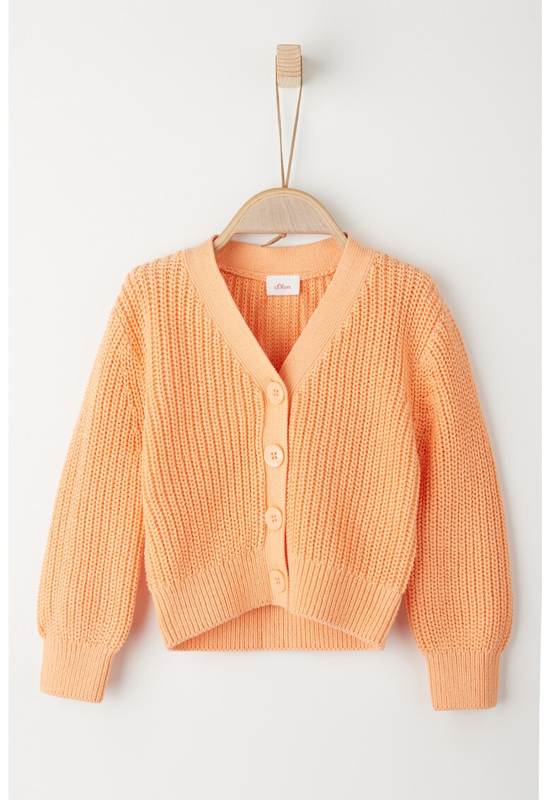 s.Oliver Cardigan tricotat cu decolteu in V - Pled.ro