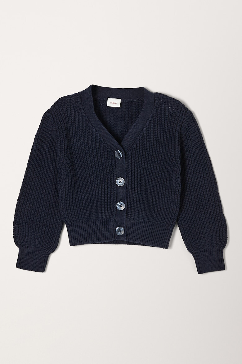 s.Oliver Cardigan tricotat cu decolteu in V - Pled.ro