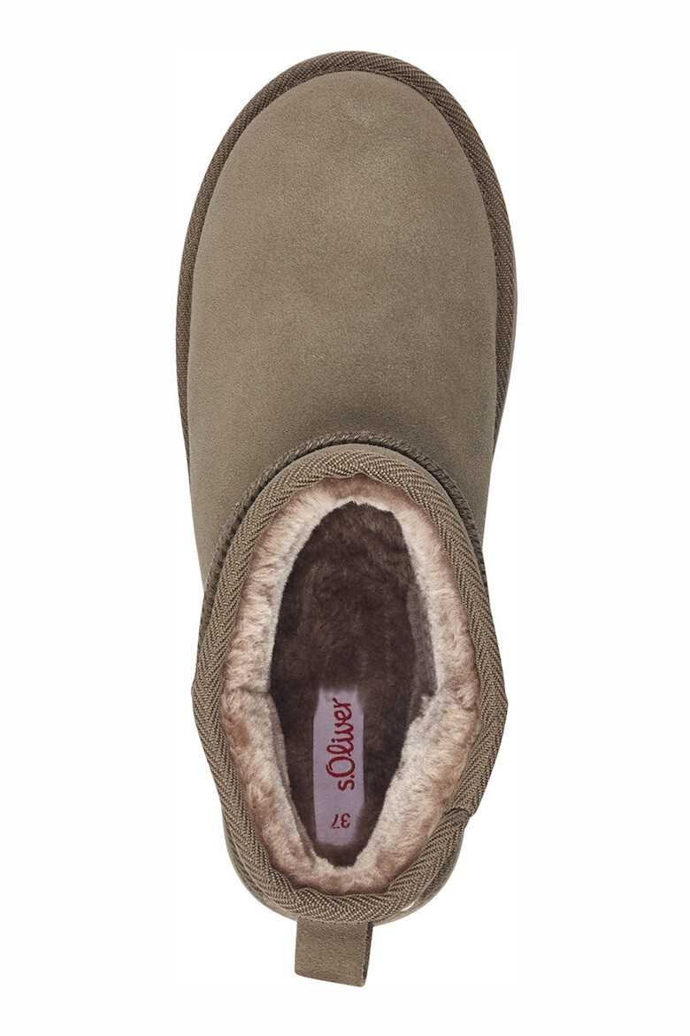 s.Oliver Ghete slip-on de piele intoarsa - Pled.ro