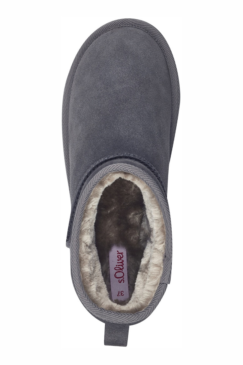 s.Oliver Ghete slip-on de piele intoarsa - Pled.ro