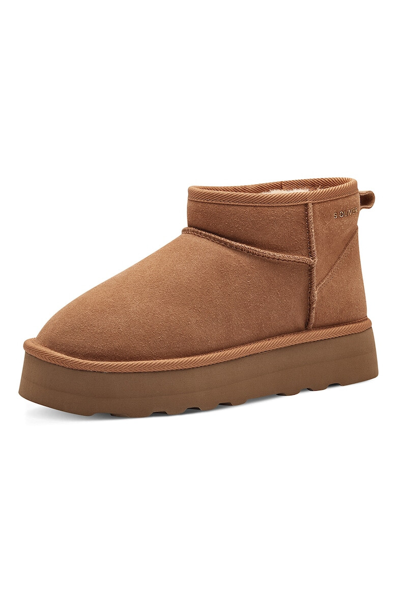 s.Oliver Ghete slip-on de piele intoarsa - Pled.ro