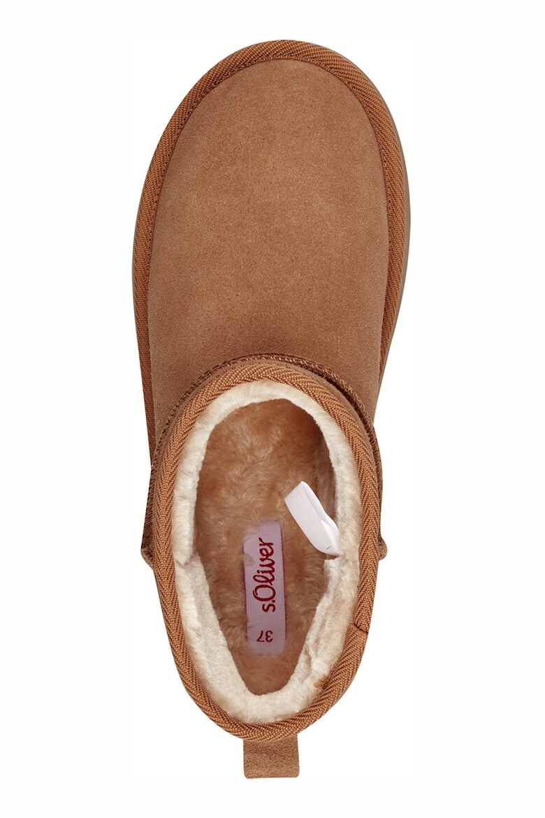 s.Oliver Ghete slip-on de piele intoarsa - Pled.ro