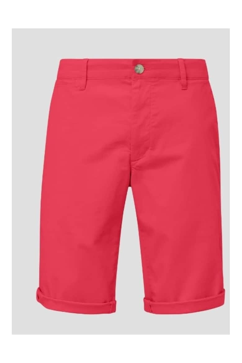 s.Oliver Pantaloni scurti barbati chino Phoenix cu croiala Regular fit si talie medie Roz zmeura - Pled.ro