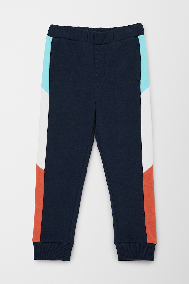 s.Oliver Pantaloni sport lejeri cu model colorblock - Pled.ro