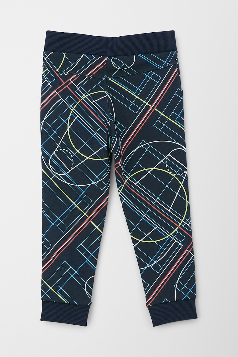 s.Oliver Pantaloni sport lejeri cu model geometric - Pled.ro