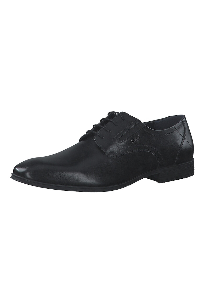 s.Oliver Pantofi Derby din piele cu model uni - Pled.ro