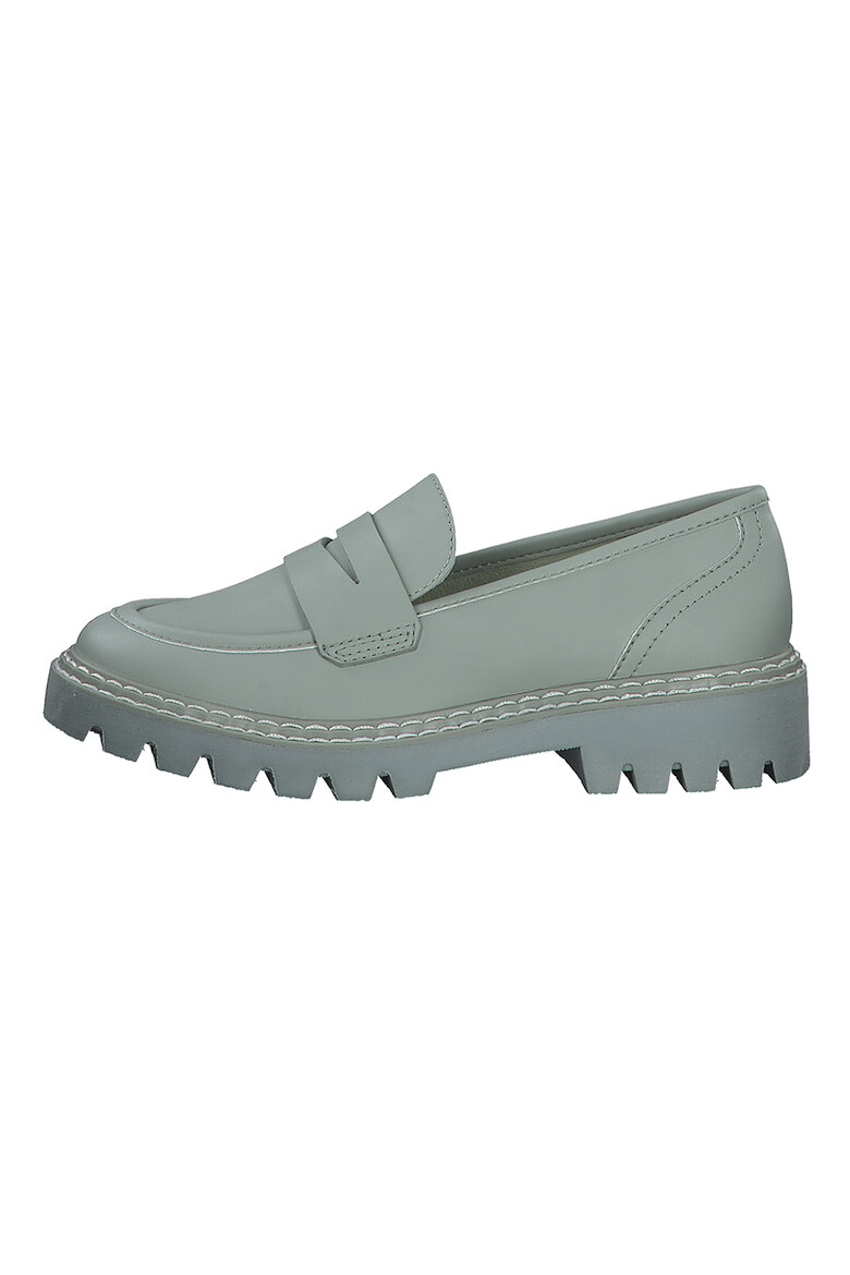 s.Oliver Pantofi loafer de piele ecologica cu cusaturi contrastante - Pled.ro