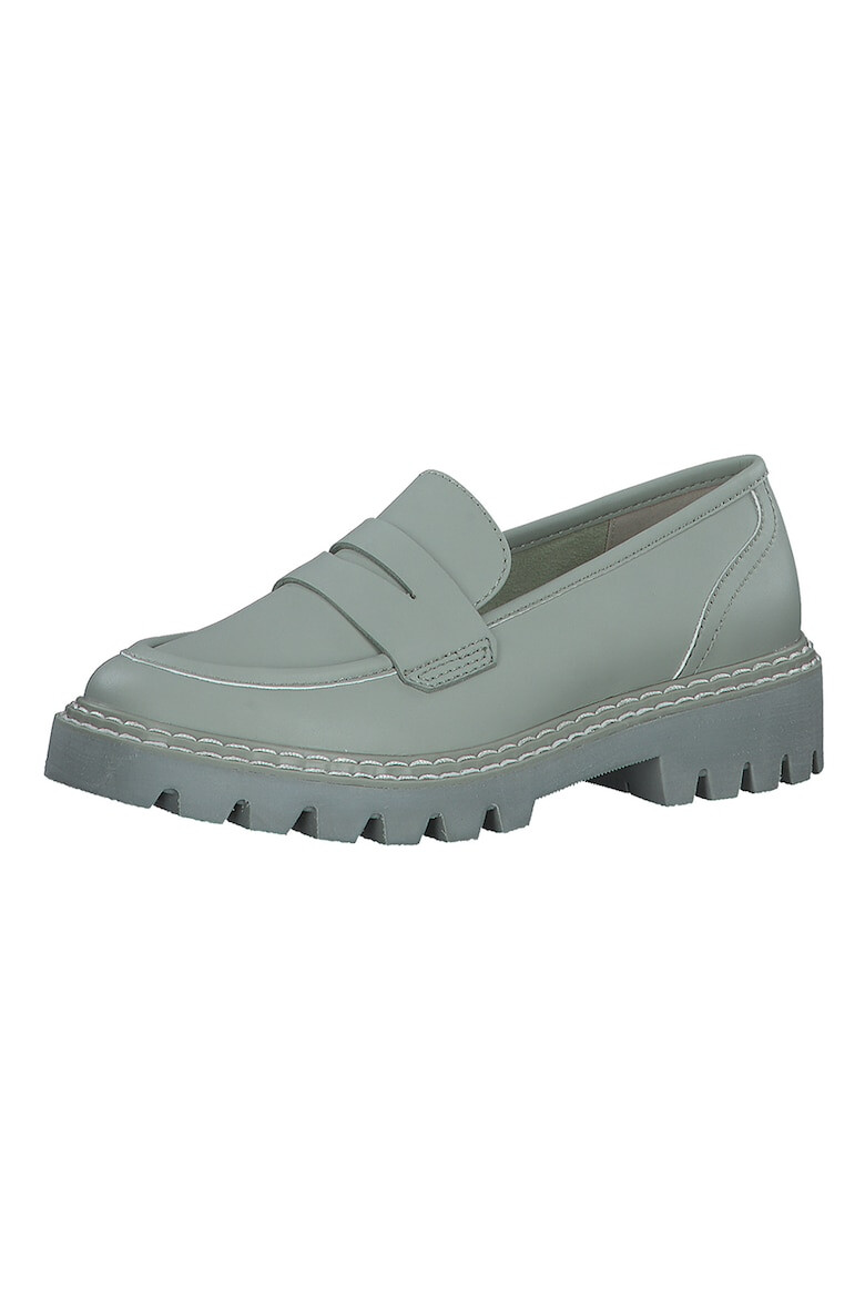 s.Oliver Pantofi loafer de piele ecologica cu cusaturi contrastante - Pled.ro