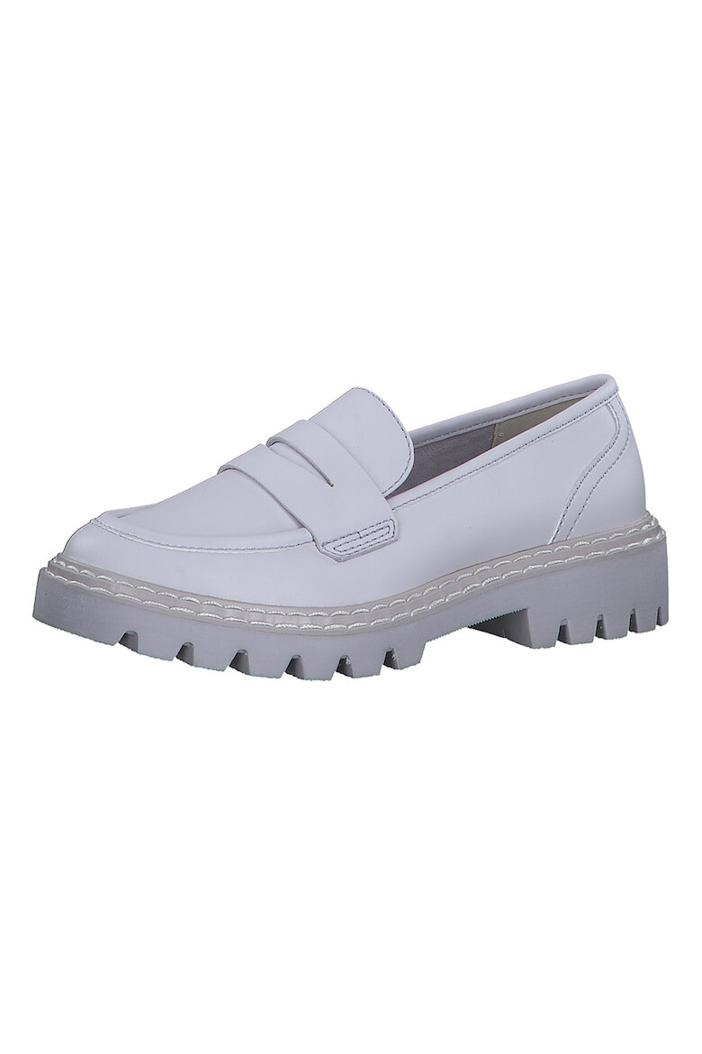 s.Oliver Pantofi loafer de piele ecologica cu cusaturi contrastante - Pled.ro