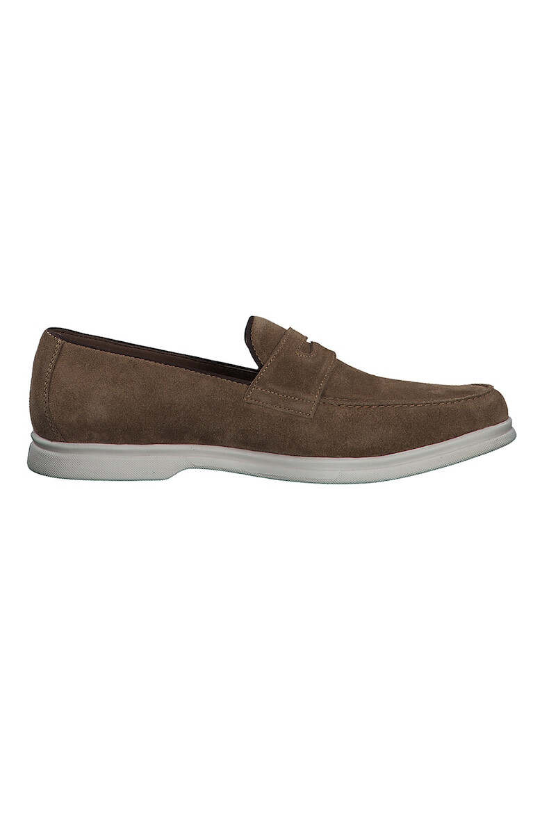 s.Oliver Pantofi loafer din piele intoarsa cu model uni - Pled.ro