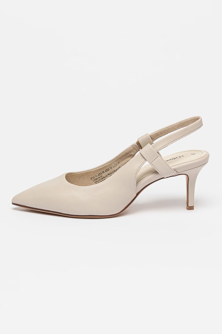 s.Oliver Pantofi slingback de piele ecologica - Pled.ro