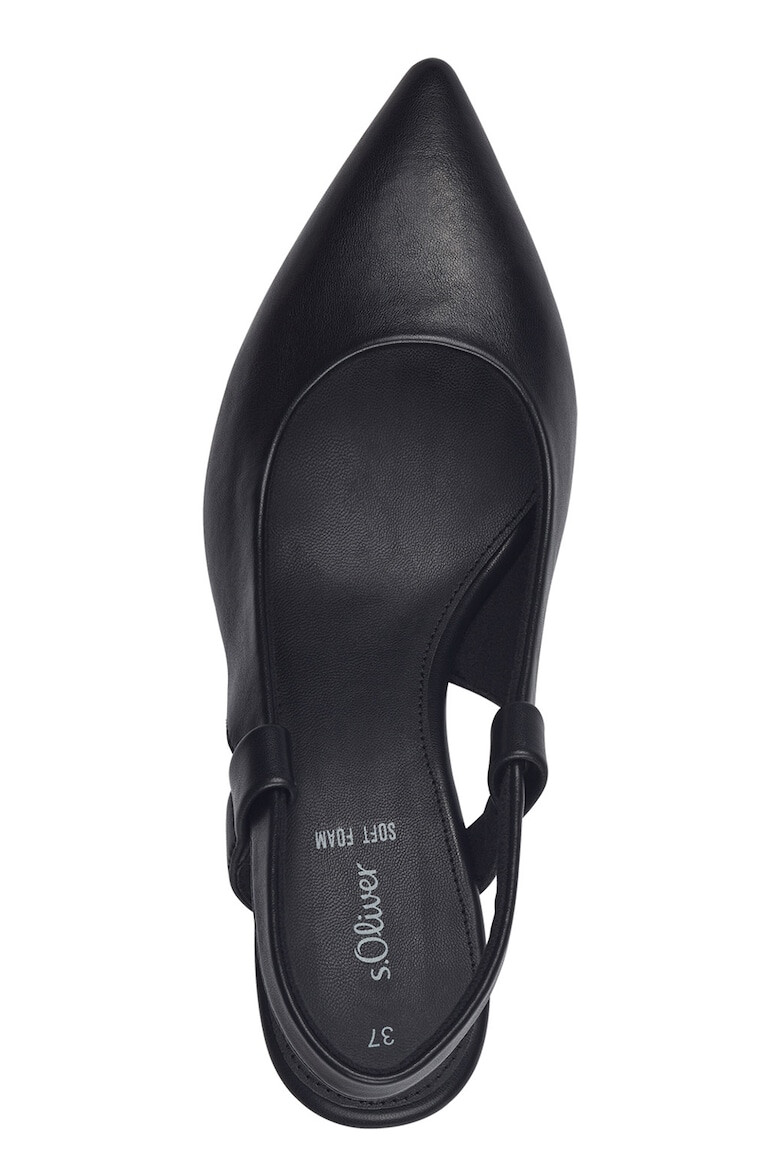 s.Oliver Pantofi slingback din piele ecologica - Pled.ro