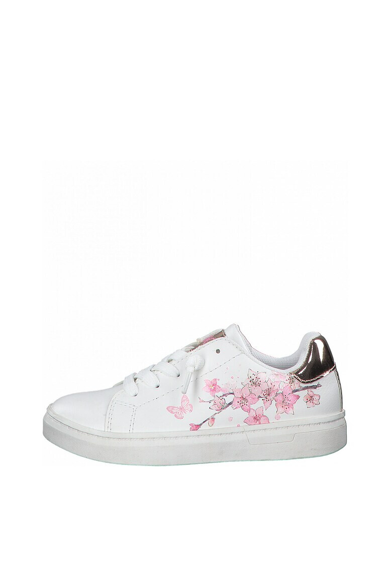 s.Oliver Pantofi sport de piele ecologica cu model floral - Pled.ro