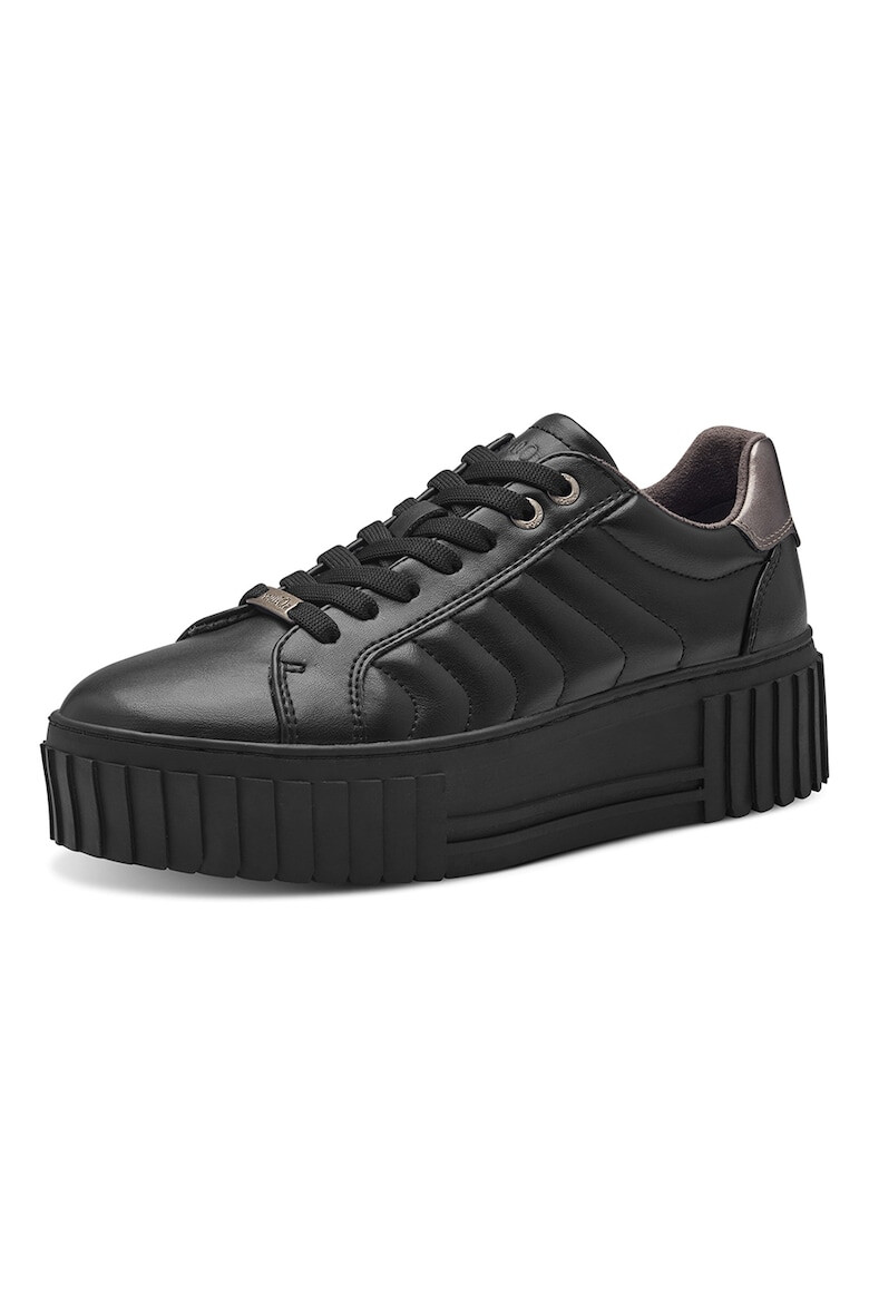 s.Oliver Pantofi sport flatform din piele ecologica - Pled.ro