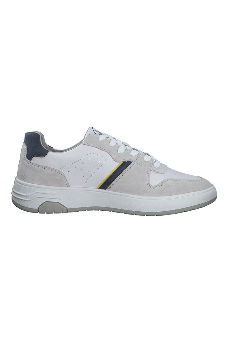 s.Oliver Pantofi sport low-cut cu garnituri de piele - Pled.ro