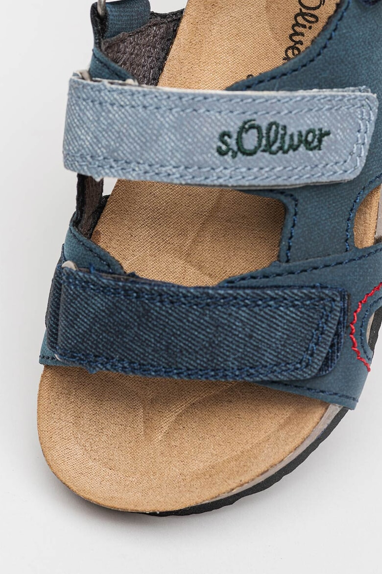 s.Oliver Sandale de piele ecologica cu velcro - Pled.ro