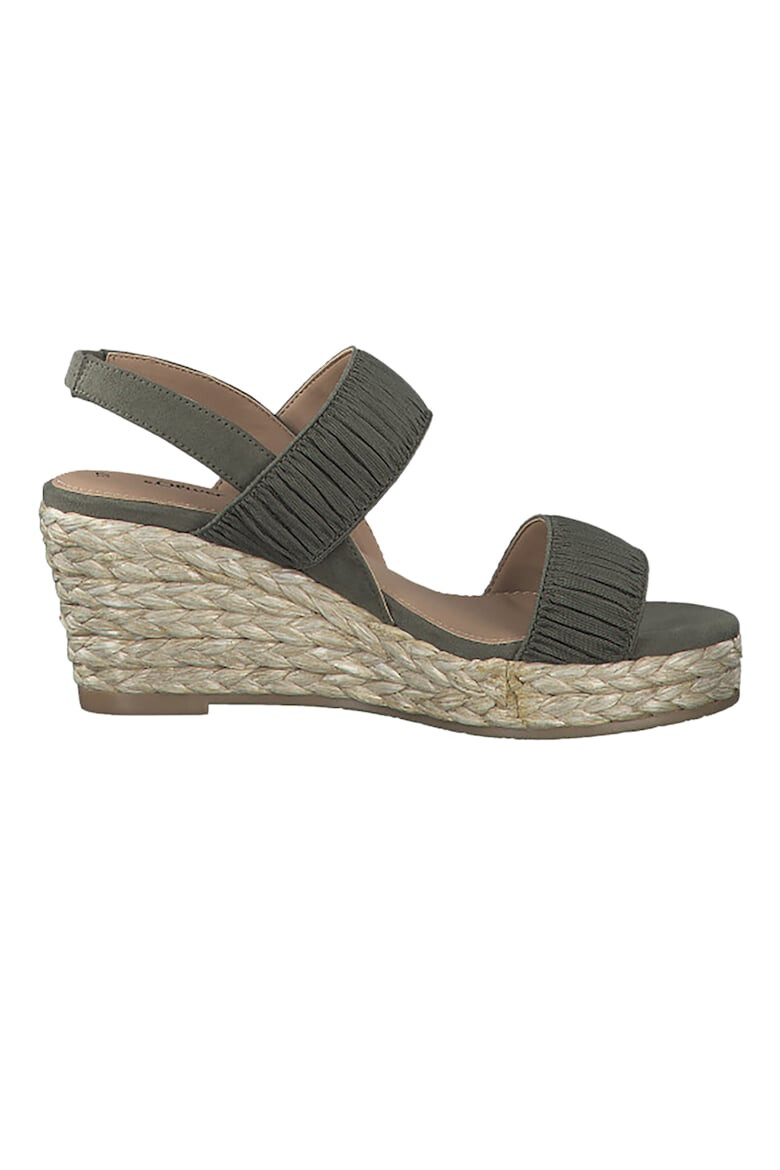 s.Oliver Sandale tip espadrile din material textil cu aspect drapat - Pled.ro