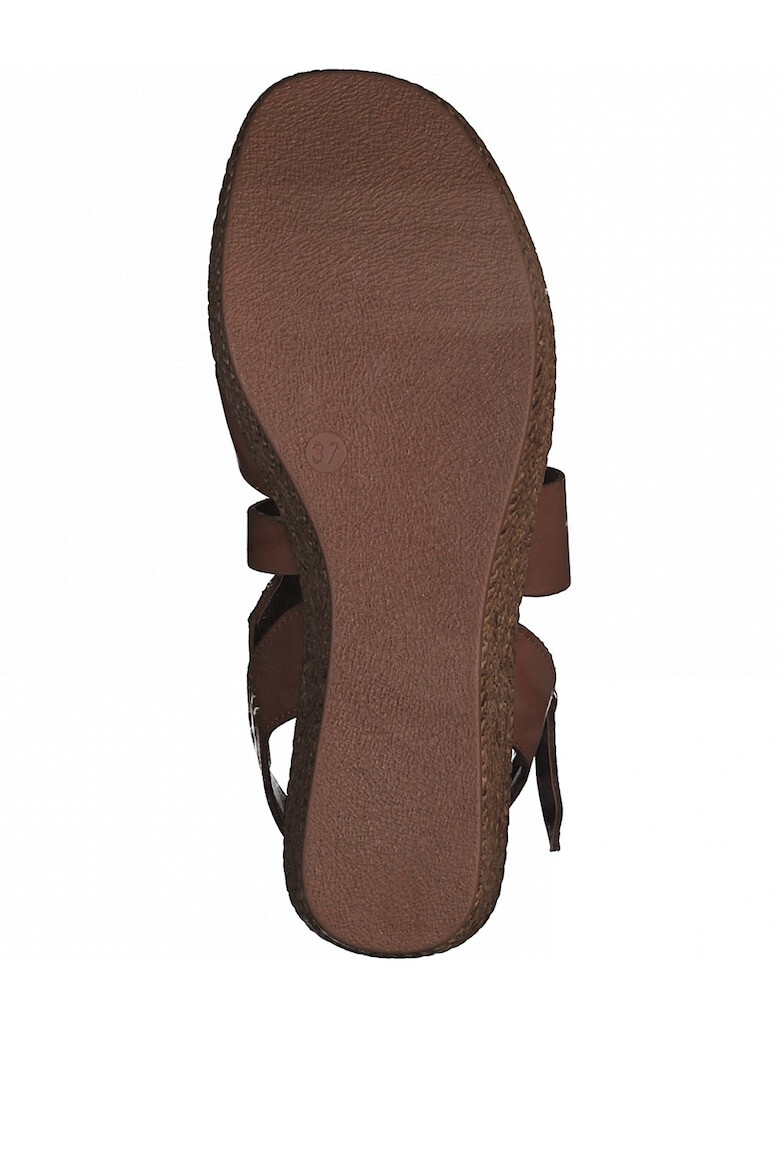 s.Oliver Sandale wedge de piele - Pled.ro