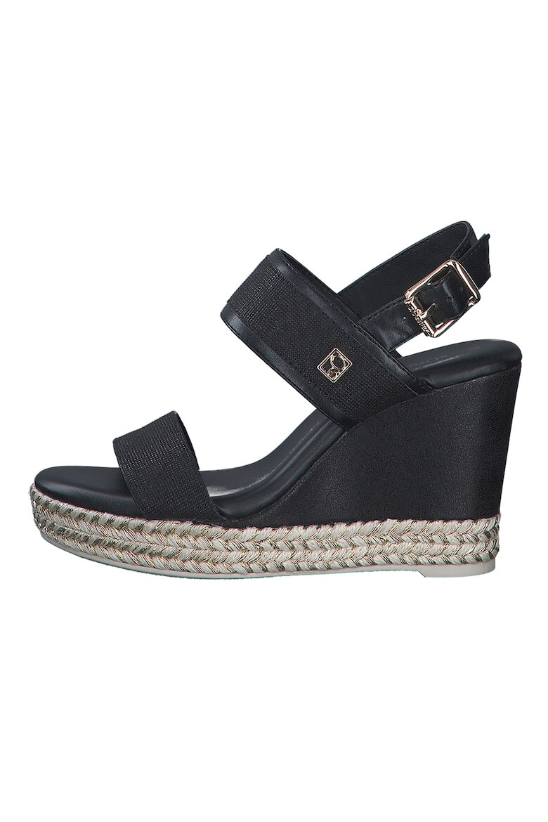 s.Oliver Sandale wedge de piele ecologica - Pled.ro