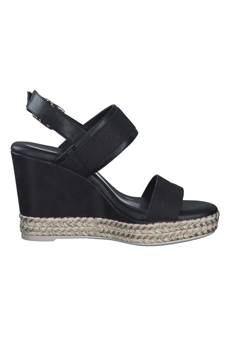 s.Oliver Sandale wedge de piele ecologica - Pled.ro