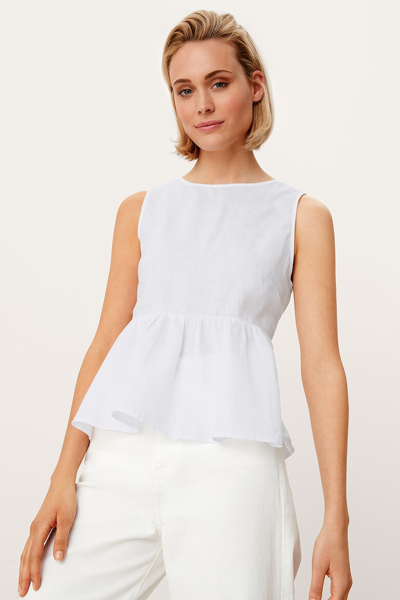 s.Oliver Top din in cu terminatie peplum - Pled.ro