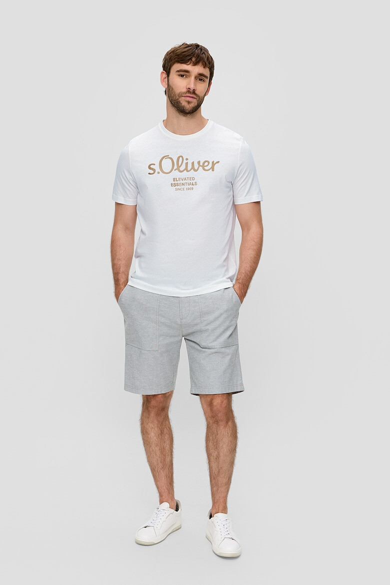 s.Oliver Tricou de bumbac cu imprimeu logo - Pled.ro