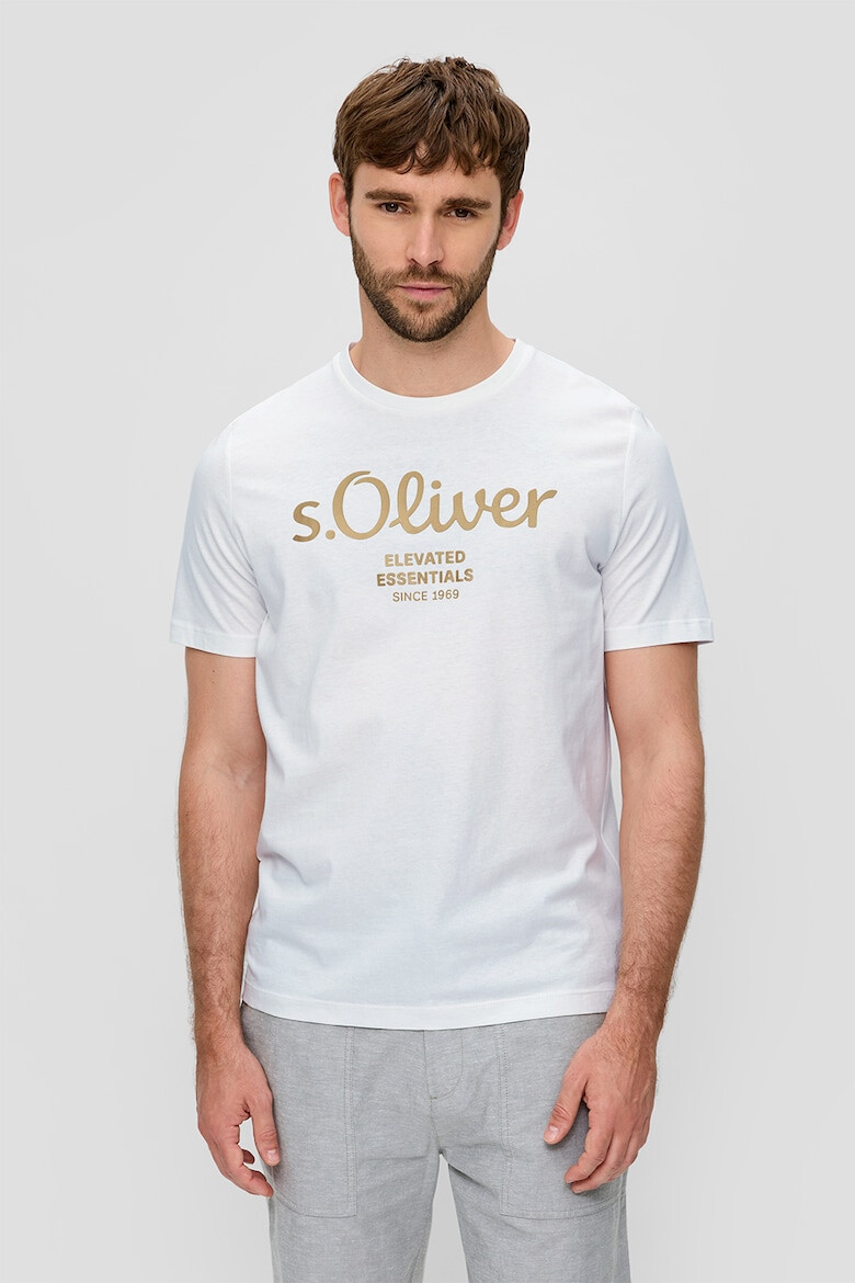 s.Oliver Tricou de bumbac cu imprimeu logo - Pled.ro