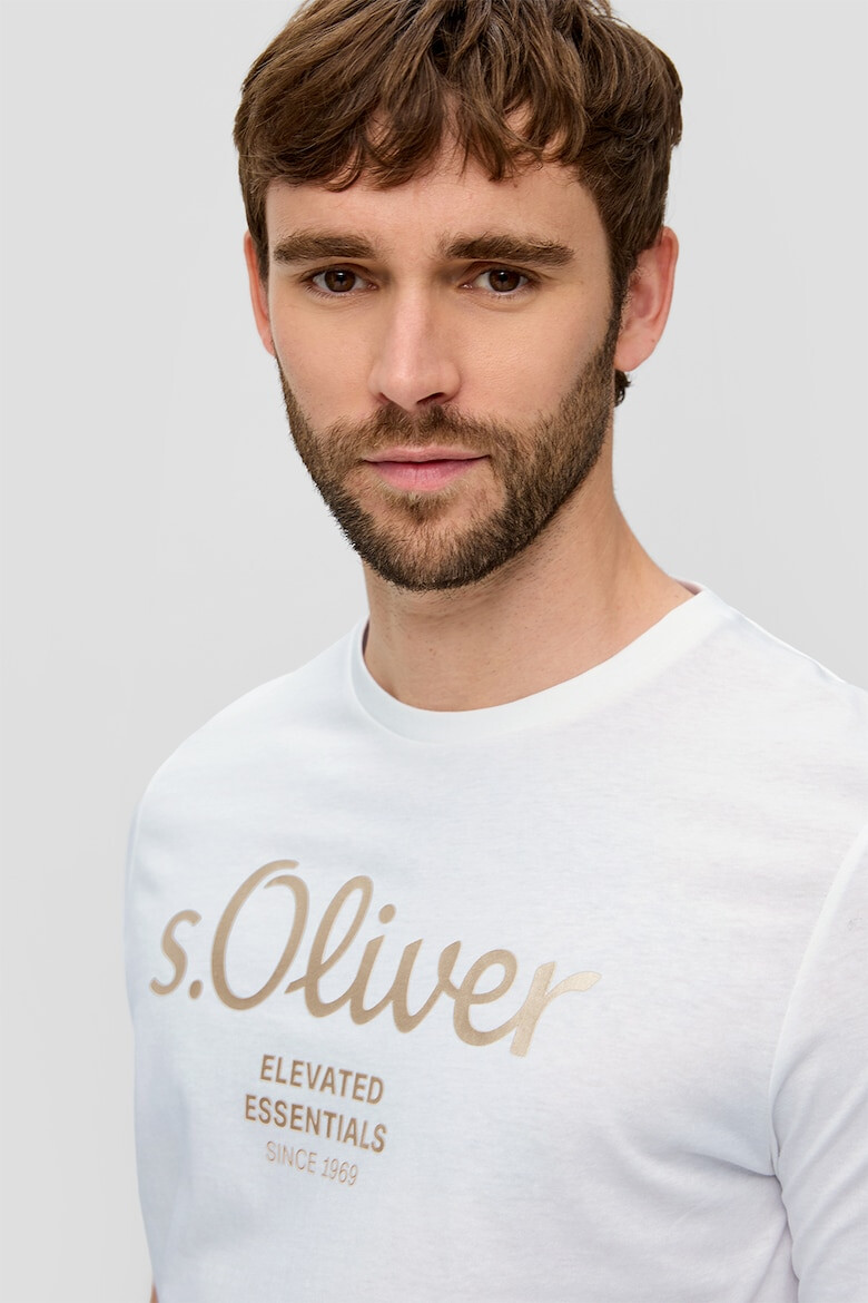 s.Oliver Tricou de bumbac cu imprimeu logo - Pled.ro