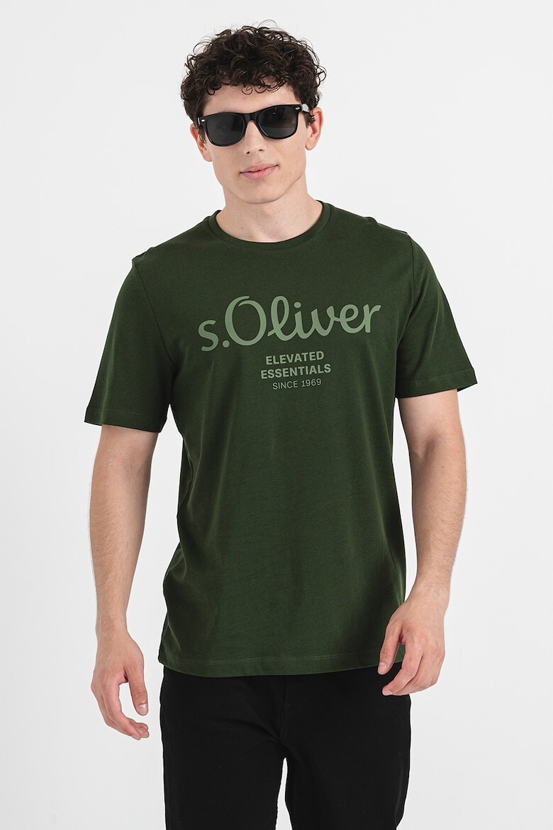 s.Oliver Tricou de bumbac cu imprimeu logo - Pled.ro