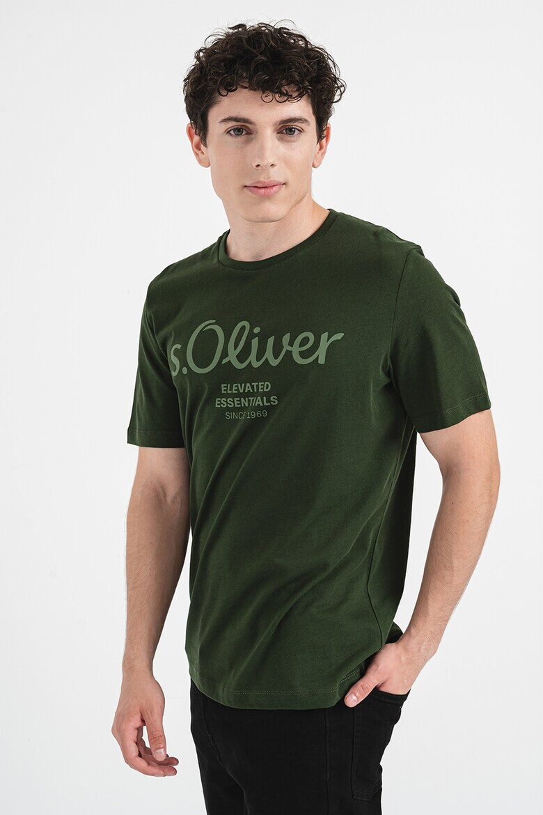 s.Oliver Tricou de bumbac cu imprimeu logo - Pled.ro