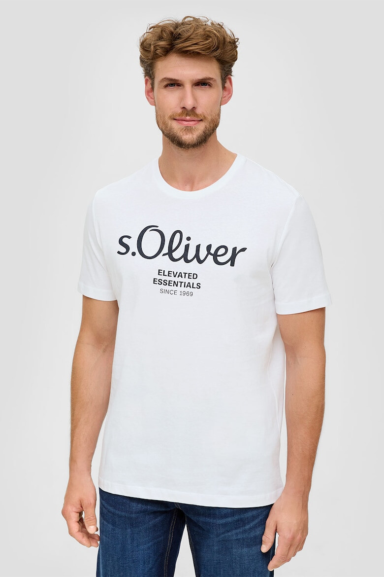 s.Oliver Tricou de bumbac cu imprimeu logo - Pled.ro