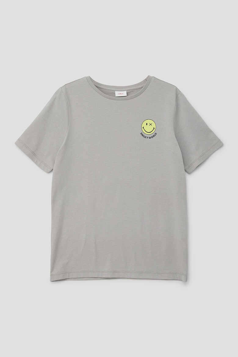 s.Oliver Tricou de bumbac cu imprimeu Smiley® - Pled.ro