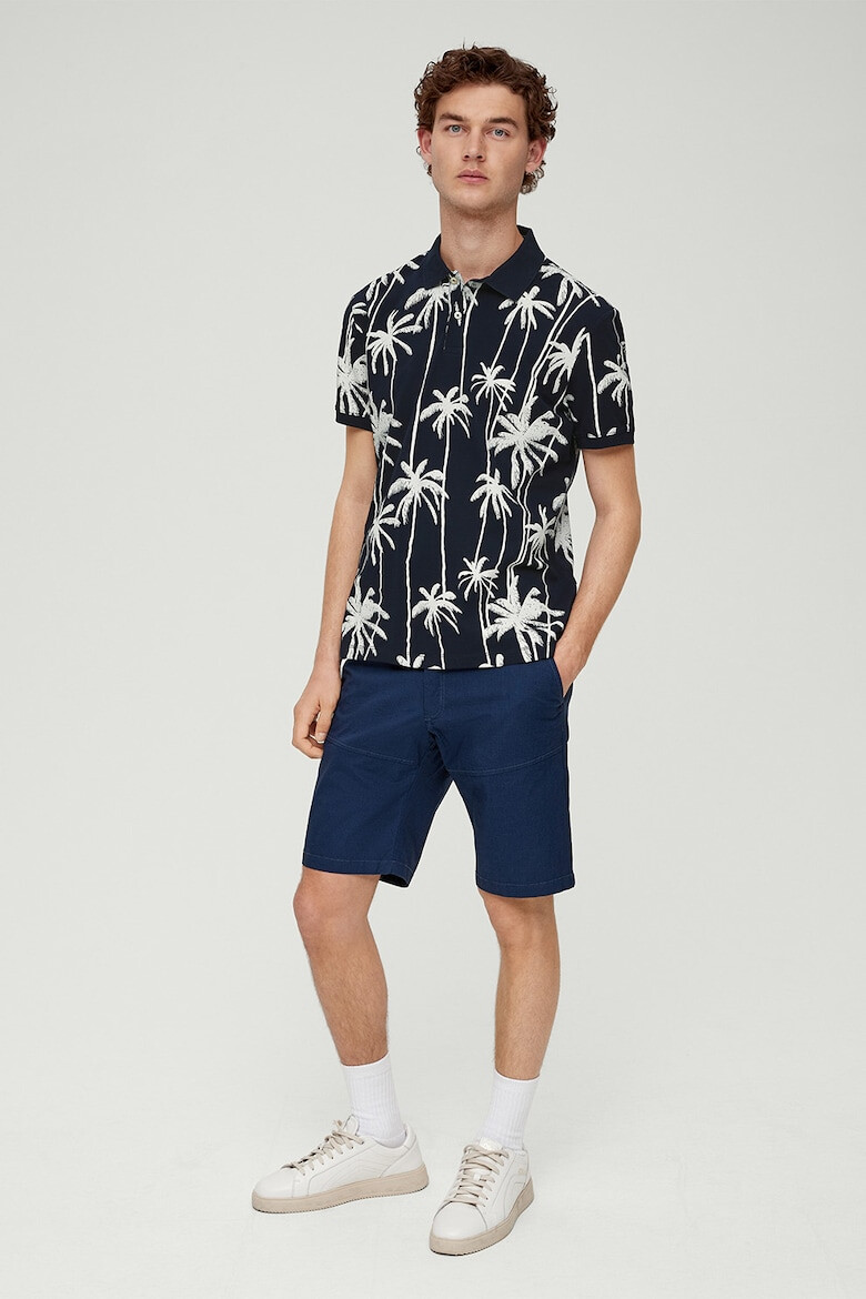 s.Oliver Tricou polo cu imprimeu tropical - Pled.ro