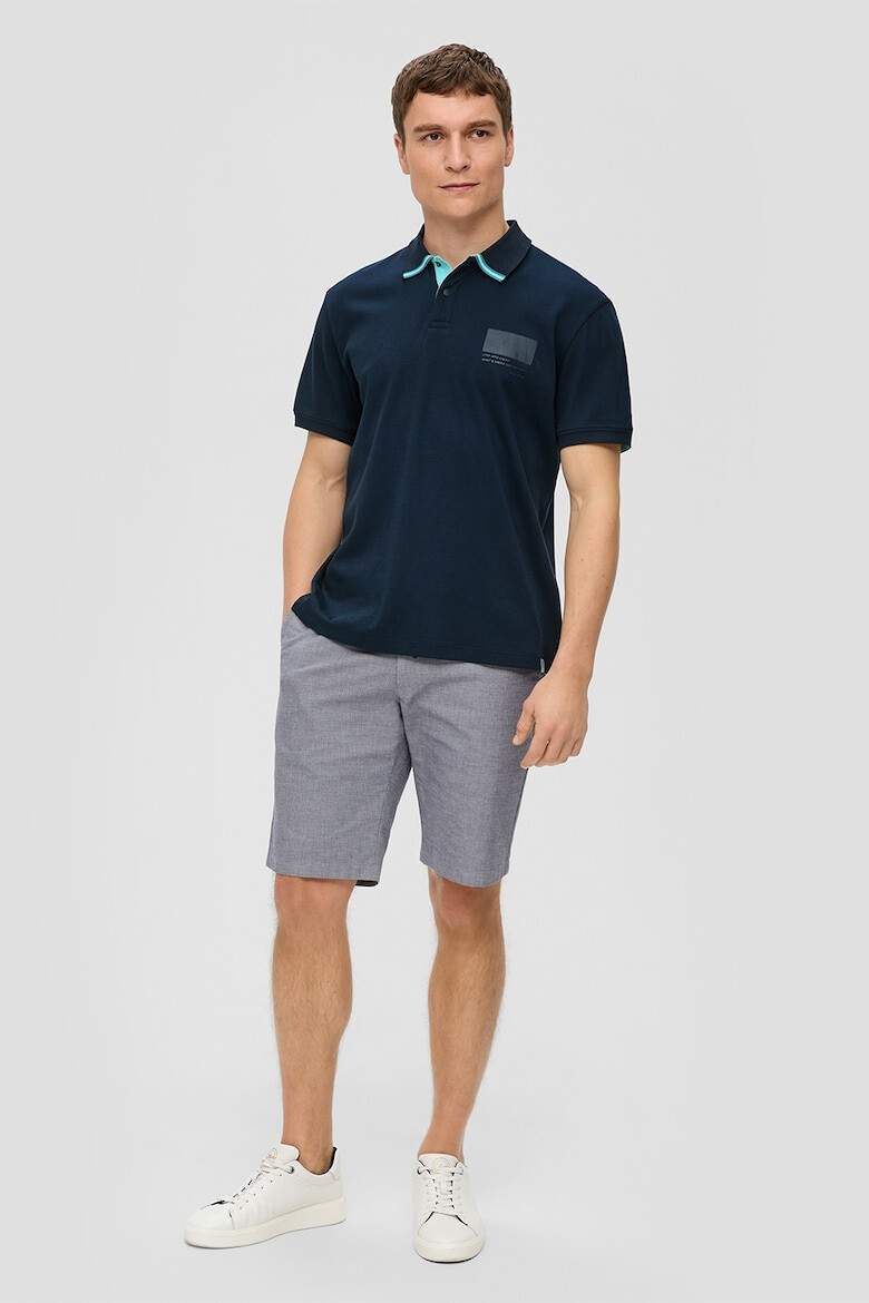 s.Oliver Tricou polo regular fit din material pique - Pled.ro