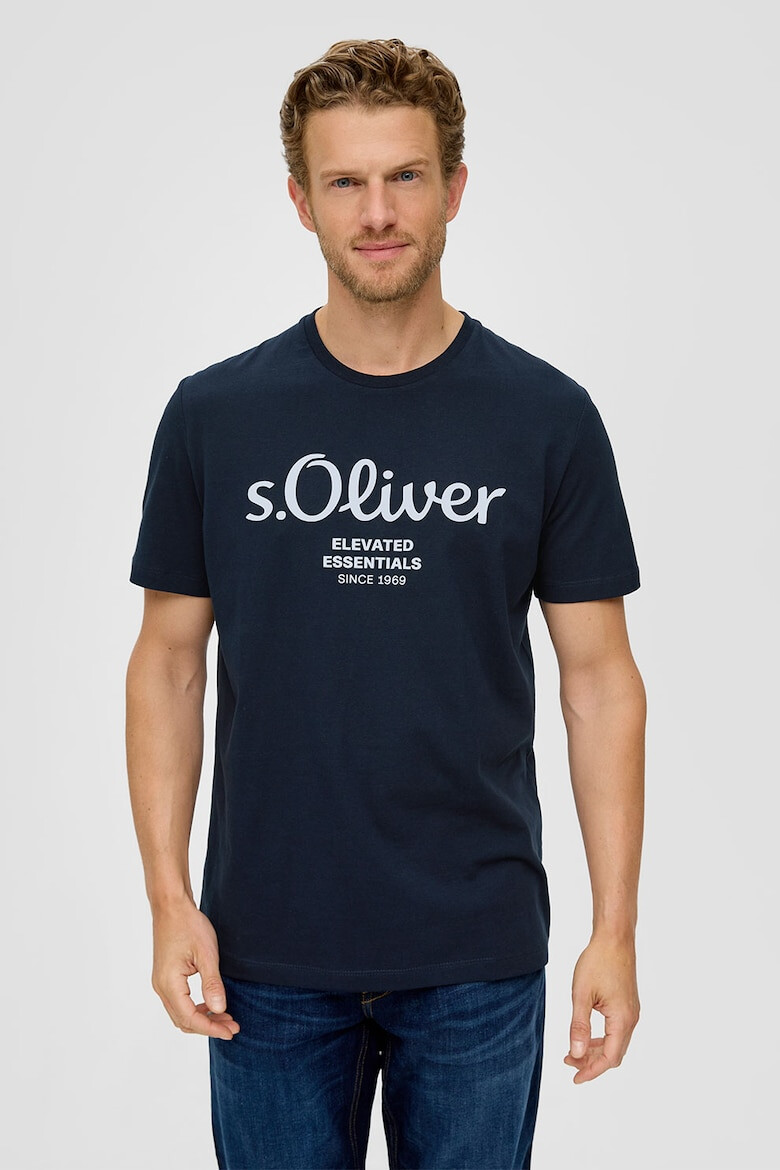 s.Oliver Tricou de bumbac cu imprimeu logo - Pled.ro