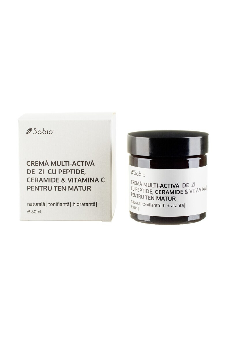 Sabio Crema pentru ten matur multi-activa de zi cu peptide ceramide si vitamina C 60 ml - Pled.ro